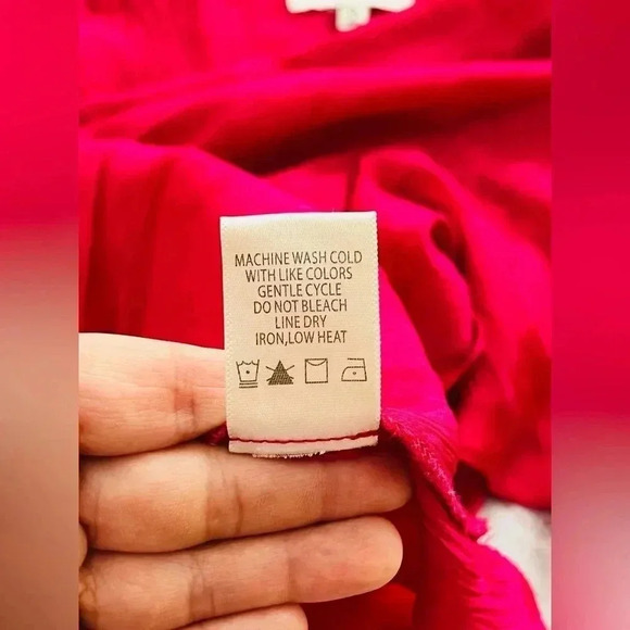 Max Studio Women's Flutter Sleeve Waist Tie Blouse in Pink Size XL NWOT $98 - Picture 9 of 11